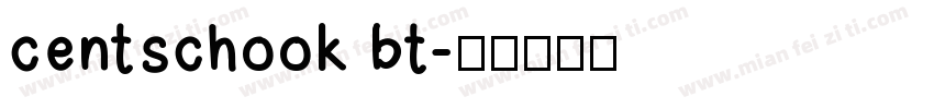 centschook bt字体转换